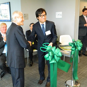 25" Green Ribbon Cutting Scissors with Silver Blades Event