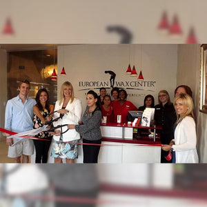 36" Black Ribbon Cutting Scissors with Silver Blades Event