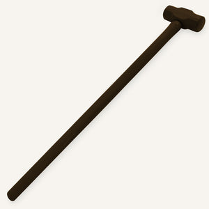 Custom Painted Ceremonial Sledgehammer - Brown