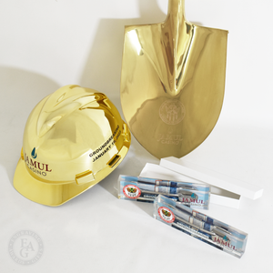 Gold Plated Ceremonial Hard Hat - A Style
