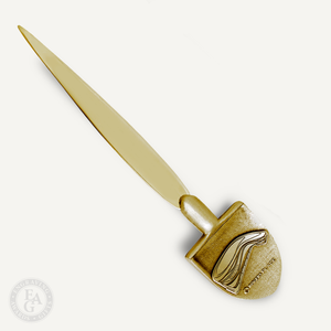 Custom Cast Shovel Leter Opener - Style B Antique Gold