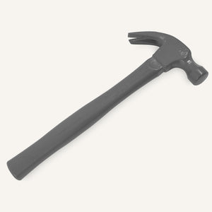 Custom Painted Ceremonial Hammer - Gray