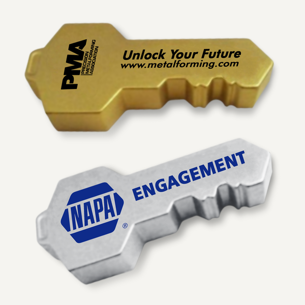 Key Shaped Stress Relievers - Engraving, Awards & Gifts