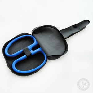 large scissors carrying case blue scissors