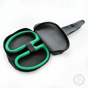 large carrying case green scissors