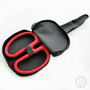 large carrying case red scissors