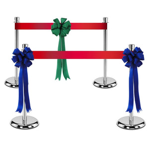 Metal Stanchions for a Ceremonial Ribbon Cutting Event