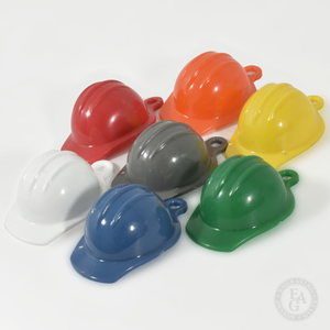 Assorted Color Miniature Plastic Hard Hats