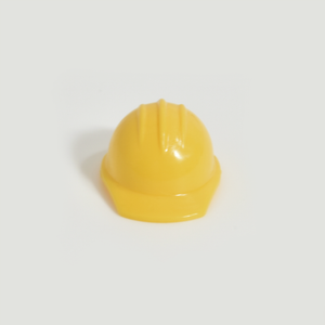 Miniature Hard Hat Keychains - Yellow