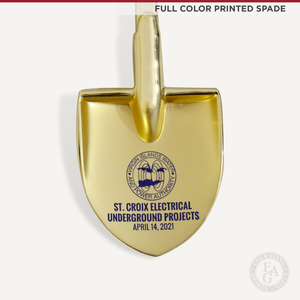 6-3/4" Gold Miniature Shovel