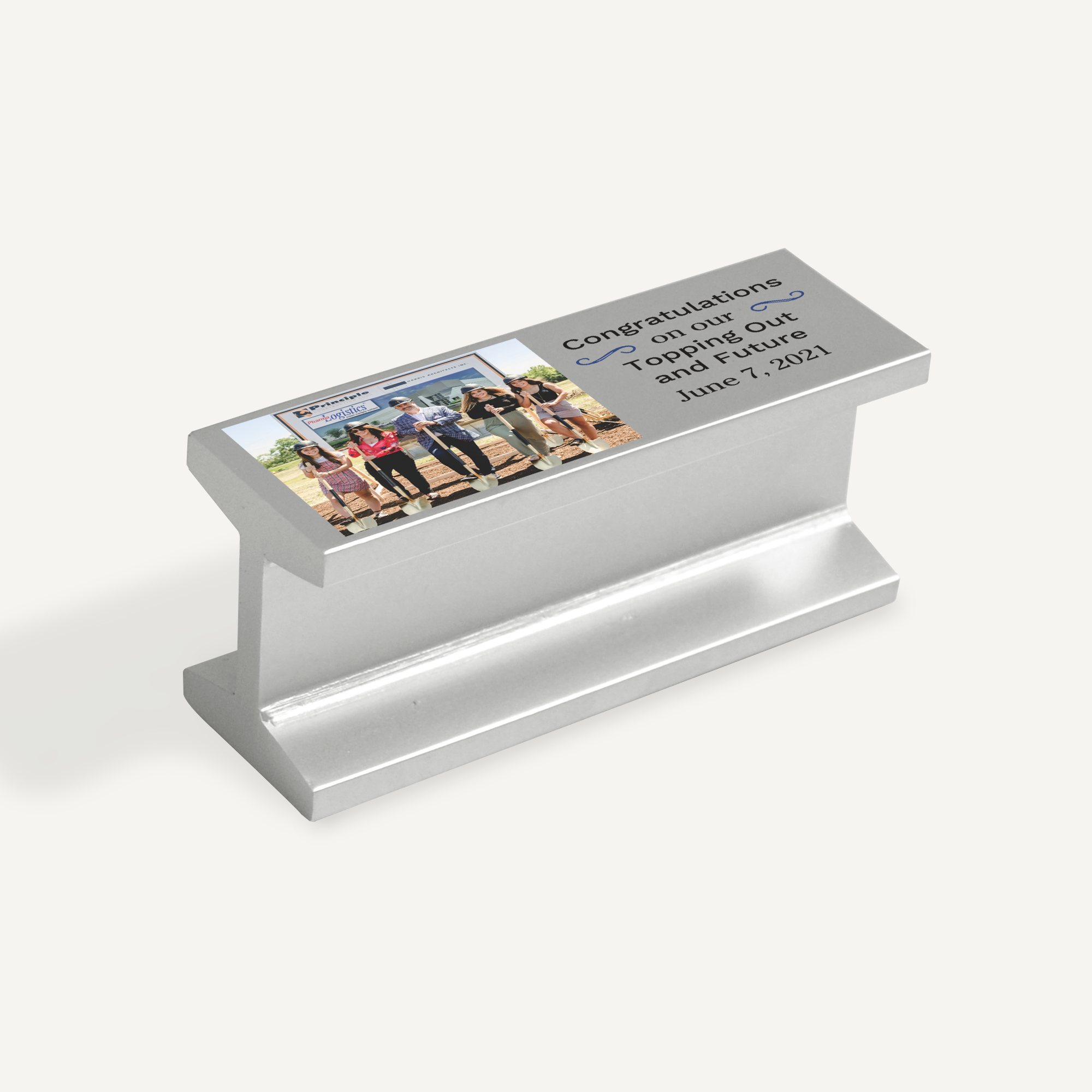 Silver Ceremonial I-Beams - Engraving, Awards & Gifts