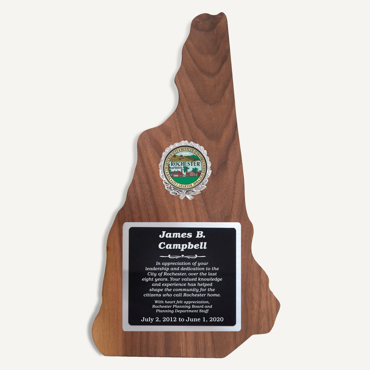 New Hampshire Plaque - Engraving, Awards & Gifts
