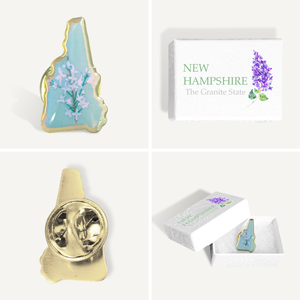 New Hampshire State Lilac Pin