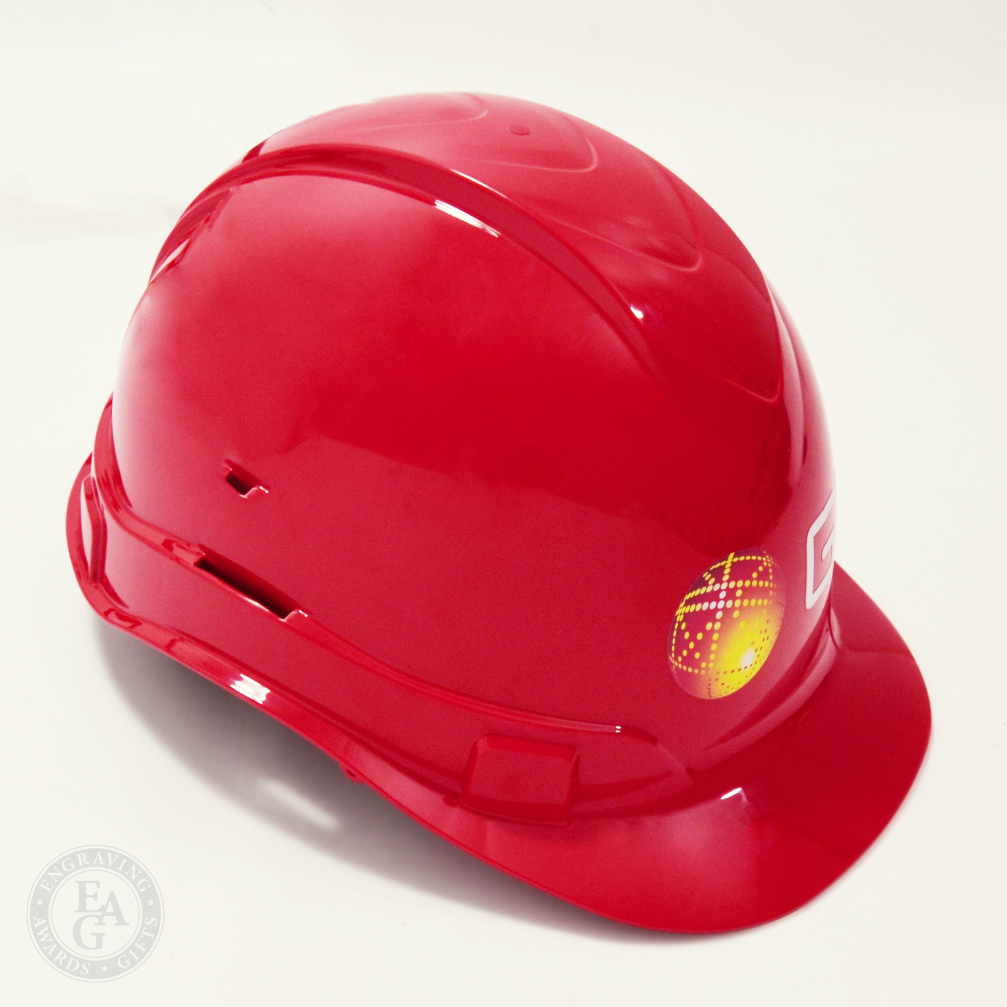 Red top hard hat