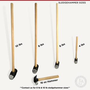 Sledgehammer Size Comparison