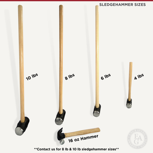 25 pound sledge top hammer